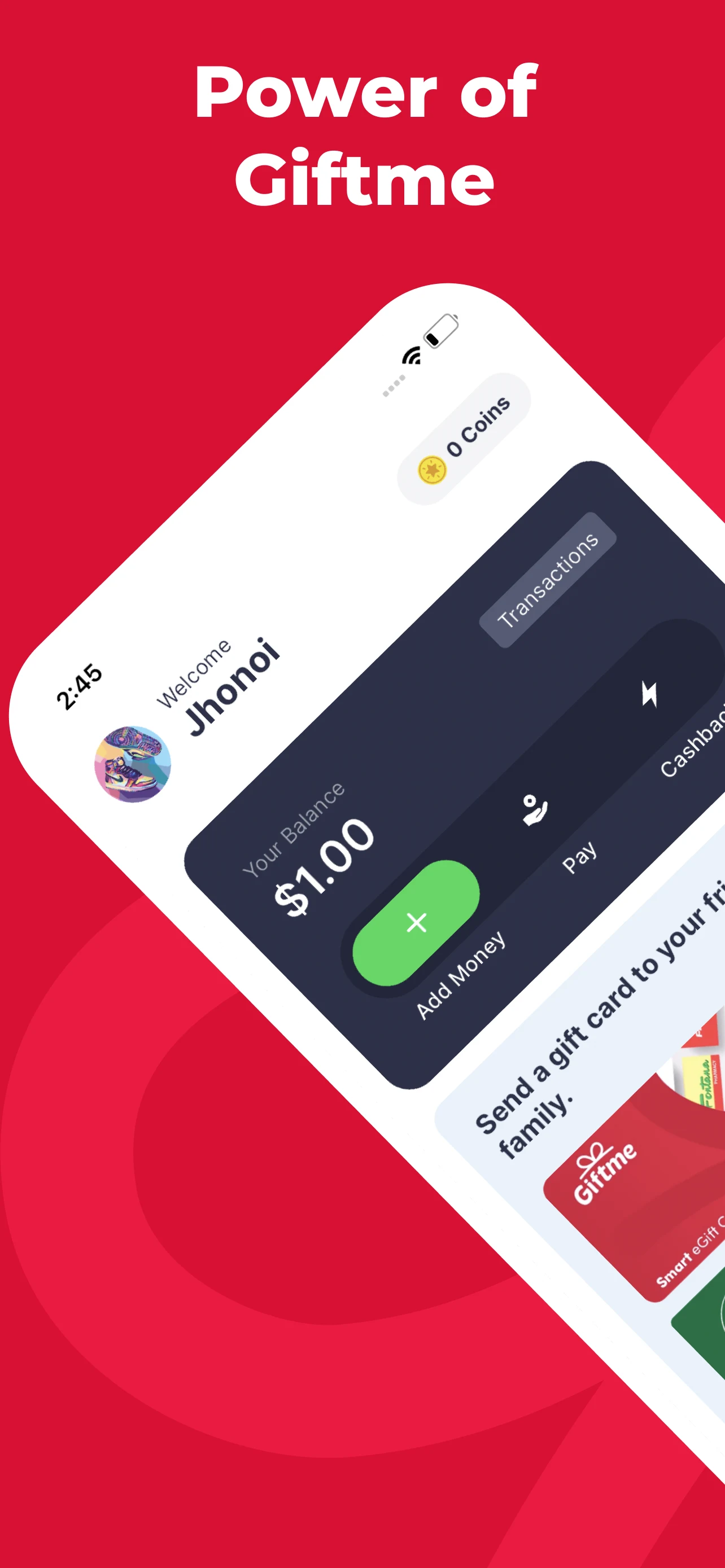 GiftMe - Gift Cards & Rewards screenshot